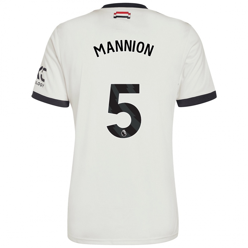 Homem Camisola Aoife Mannion #5 Off White Terceiro 2024/25 Camisa Brasil