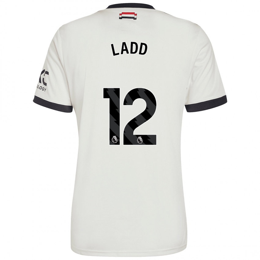 Homem Camisola Hayley Ladd #12 Off White Terceiro 2024/25 Camisa Brasil