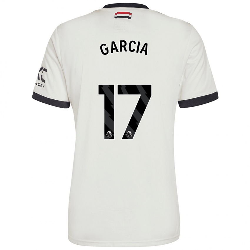 Homem Camisola Lucia Garcia #17 Off White Terceiro 2024/25 Camisa Brasil