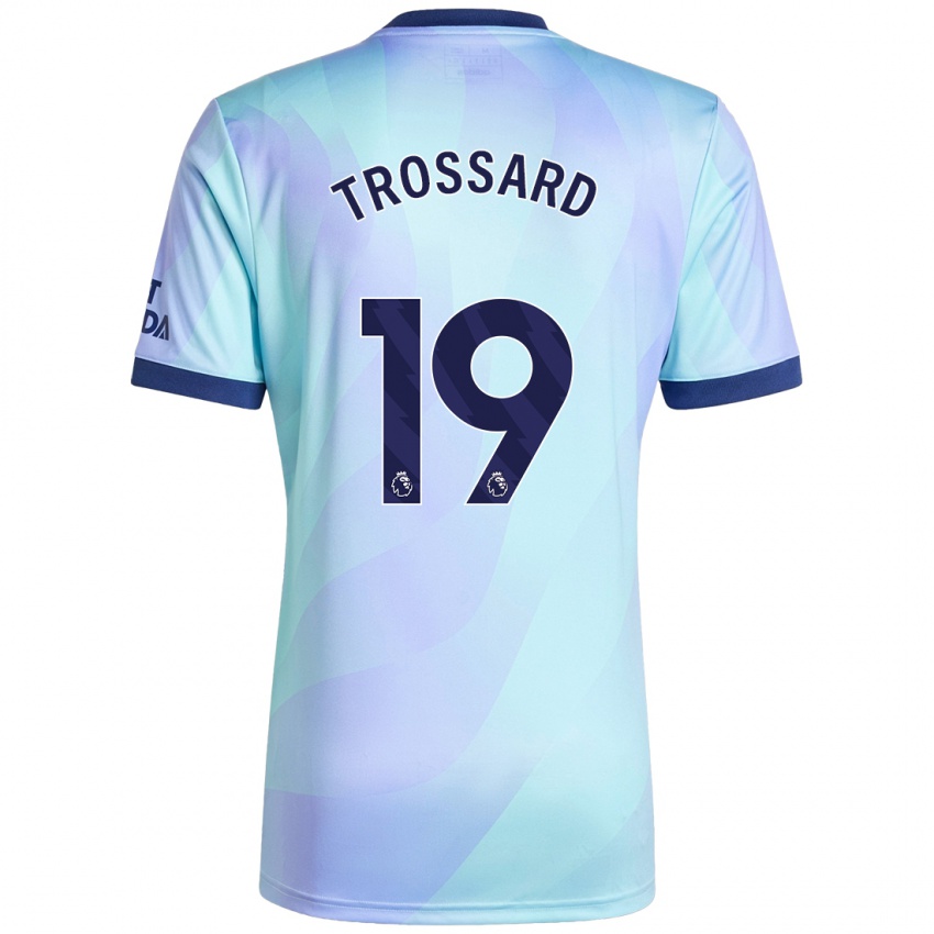 Homem Camisola Leandro Trossard #19 Água Terceiro 2024/25 Camisa Brasil