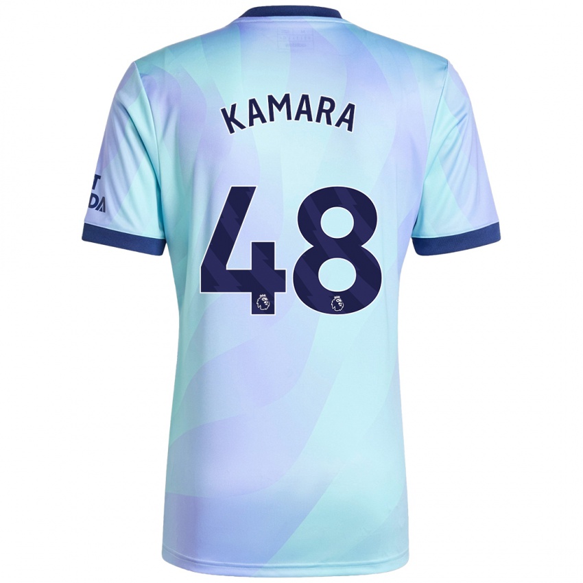 Homem Camisola Osman Kamara #48 Água Terceiro 2024/25 Camisa Brasil