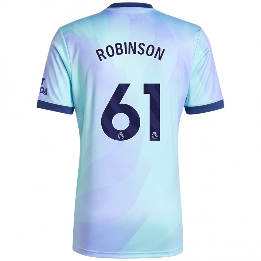 Homem Camisola Josh Robinson #61 Água Terceiro 2024/25 Camisa Brasil