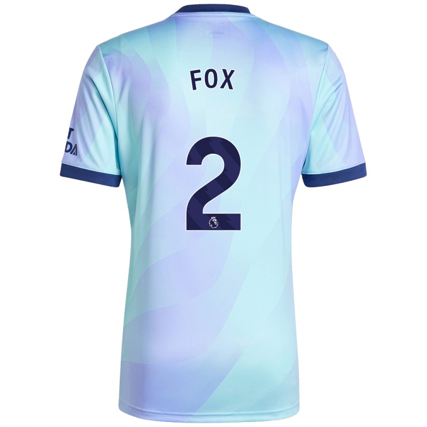 Homem Camisola Emily Fox #2 Água Terceiro 2024/25 Camisa Brasil