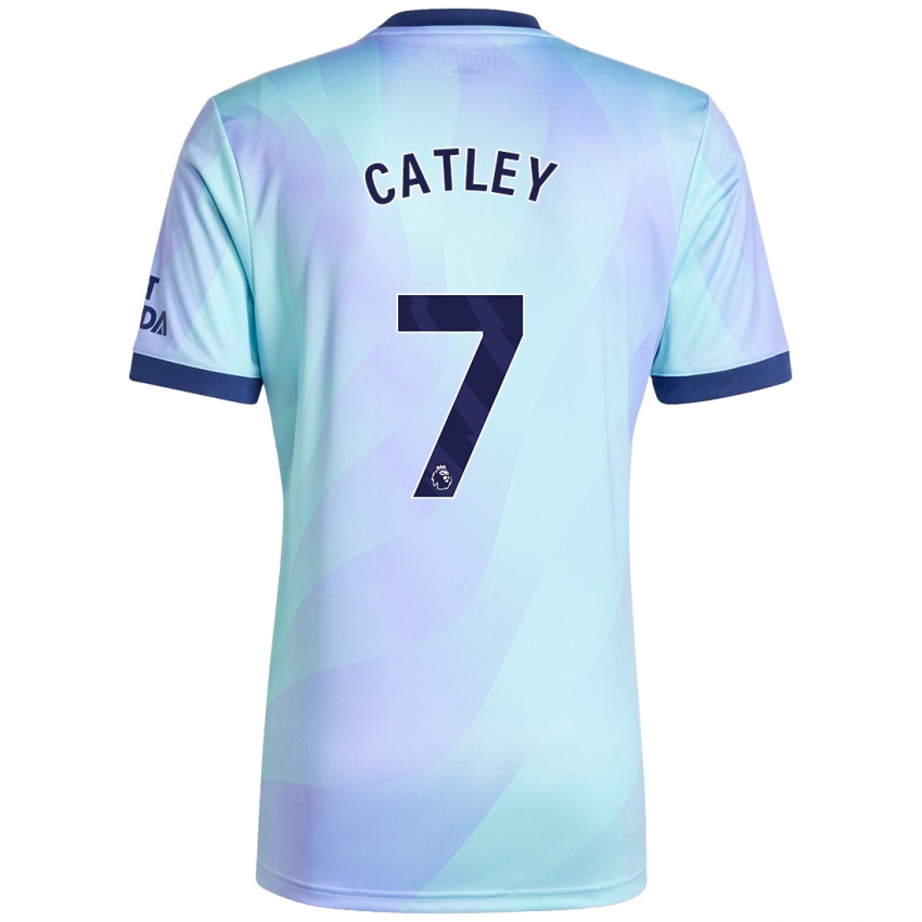 Homem Camisola Stephanie Catley #7 Água Terceiro 2024/25 Camisa Brasil