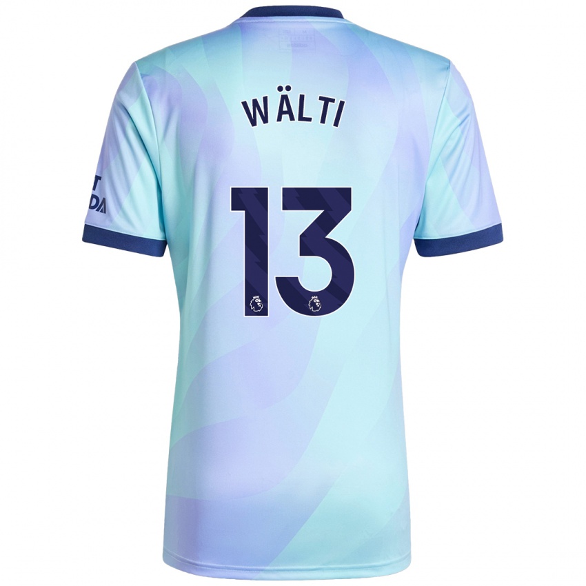 Homem Camisola Lia Wälti #13 Água Terceiro 2024/25 Camisa Brasil