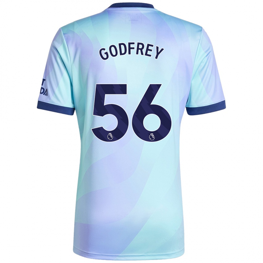 Homem Camisola Freya Godfrey #56 Água Terceiro 2024/25 Camisa Brasil