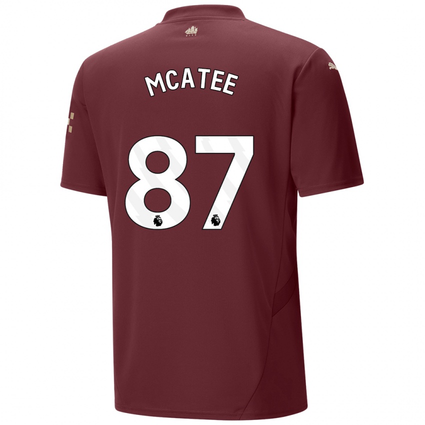 Homem Camisola James Mcatee #87 Marrom Terceiro 2024/25 Camisa Brasil