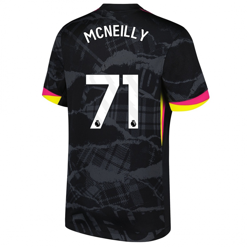 Homem Camisola Donnell Mcneilly #71 Rosa Preto Terceiro 2024/25 Camisa Brasil