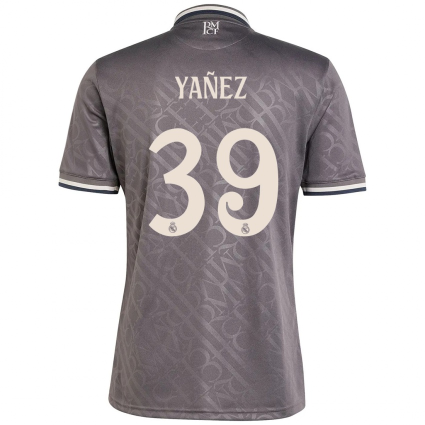 Homem Camisola Daniel Yañez #39 Carvão Terceiro 2024/25 Camisa Brasil