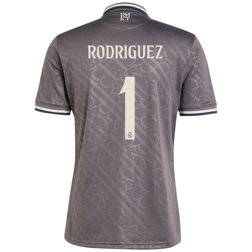 Homem Camisola Misa Rodriguez #1 Carvão Terceiro 2024/25 Camisa Brasil