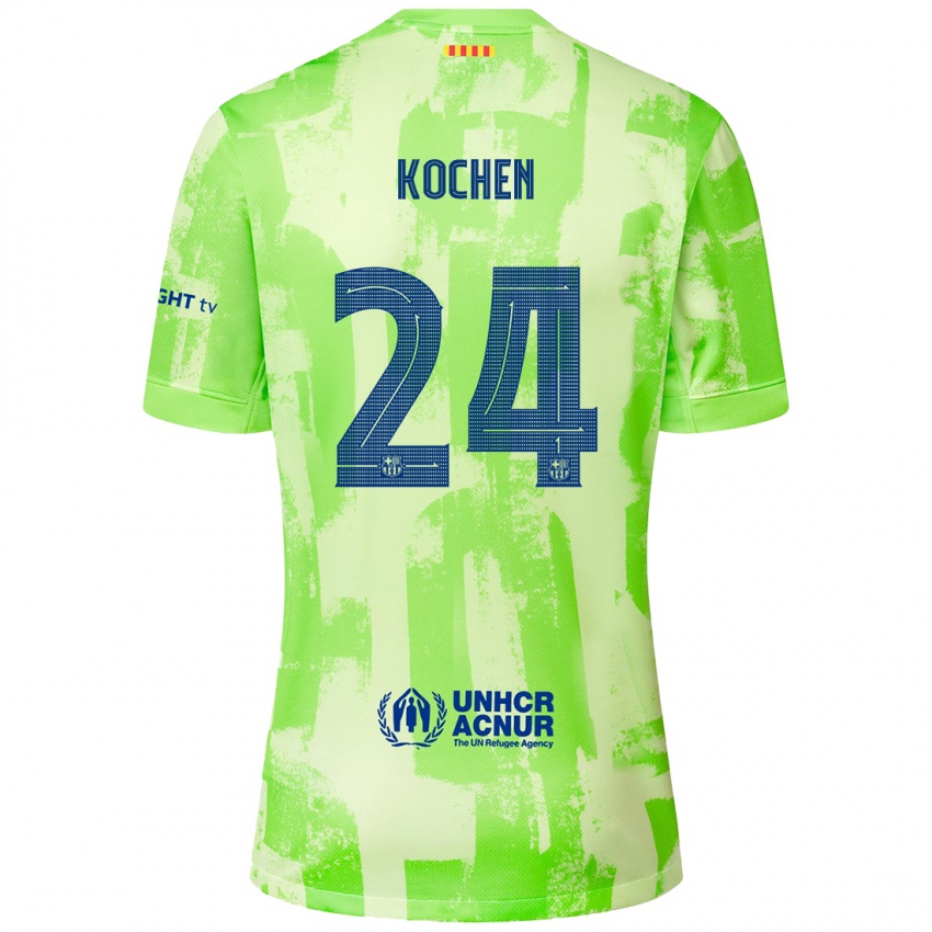 Homem Camisola Diego Kochen #24 Lima Terceiro 2024/25 Camisa Brasil