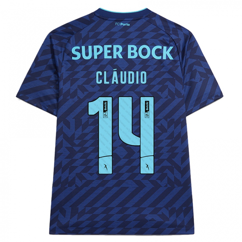 Homem Camisola Cláudio Ramos #14 Azul-Marinho Terceiro 2024/25 Camisa Brasil