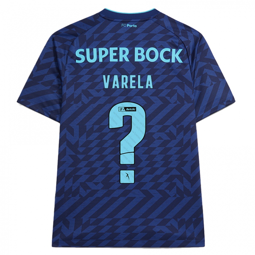 Homem Camisola Cardoso Varela #0 Azul-Marinho Terceiro 2024/25 Camisa Brasil