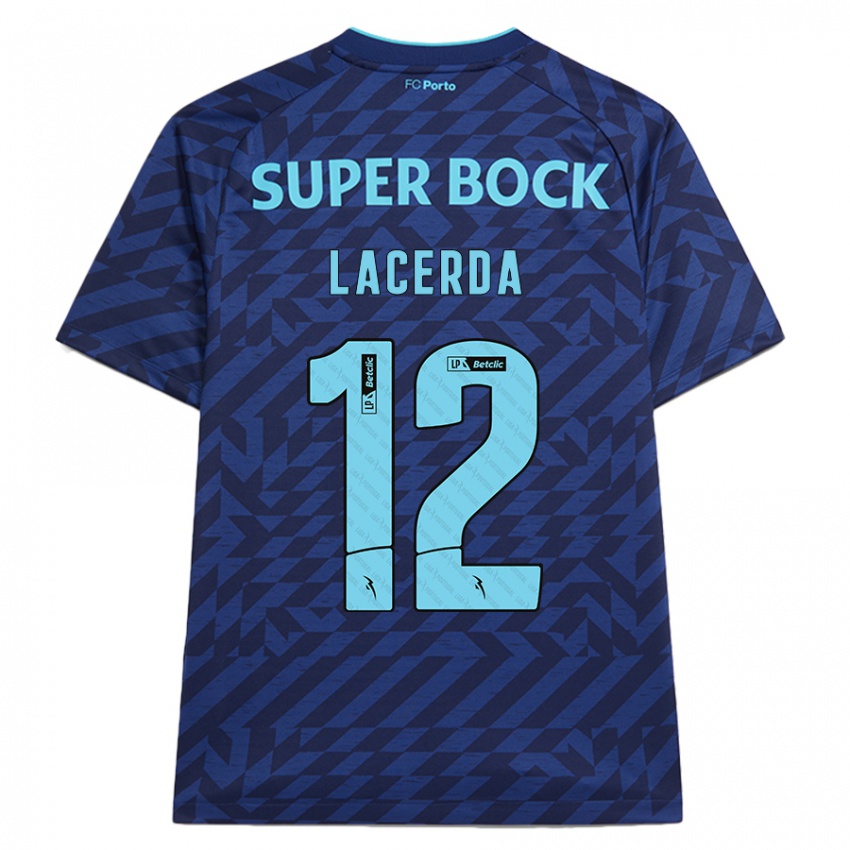 Homem Camisola Lacerda #12 Azul-Marinho Terceiro 2024/25 Camisa Brasil