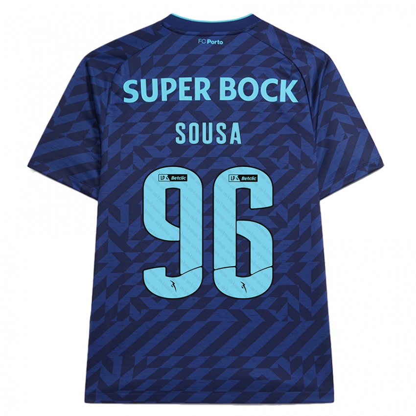 Homem Camisola Filipe Sousa #96 Azul-Marinho Terceiro 2024/25 Camisa Brasil