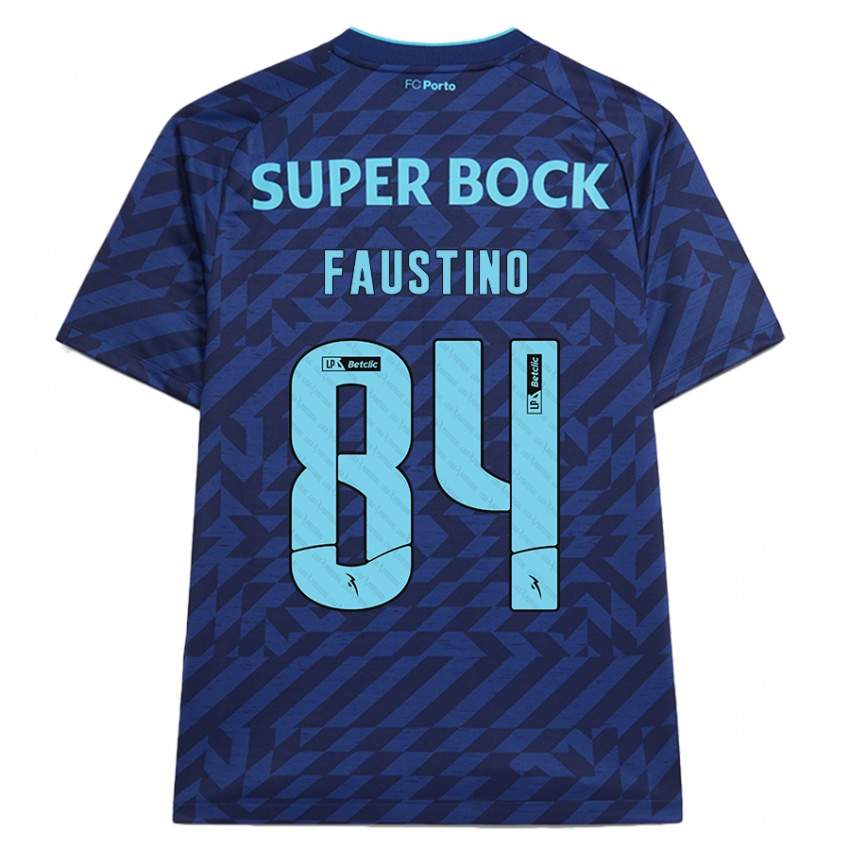 Homem Camisola Levi Faustino #84 Azul-Marinho Terceiro 2024/25 Camisa Brasil