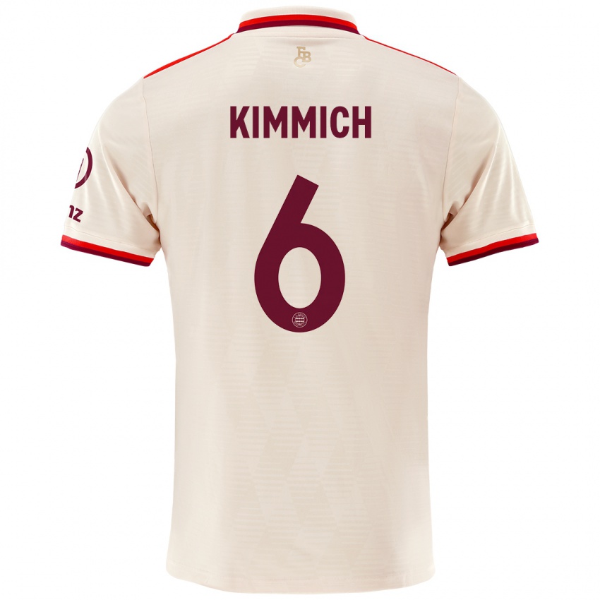 Homem Camisola Joshua Kimmich #6 Linho Terceiro 2024/25 Camisa Brasil