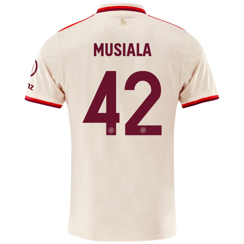 Homem Camisola Jamal Musiala #42 Linho Terceiro 2024/25 Camisa Brasil