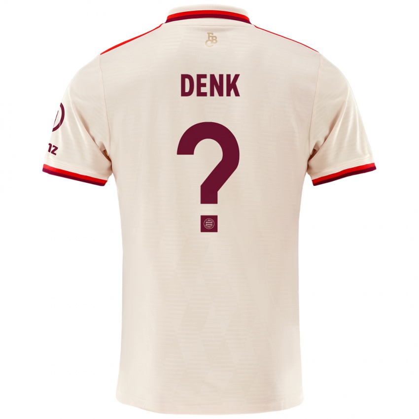 Homem Camisola Luca Denk #0 Linho Terceiro 2024/25 Camisa Brasil