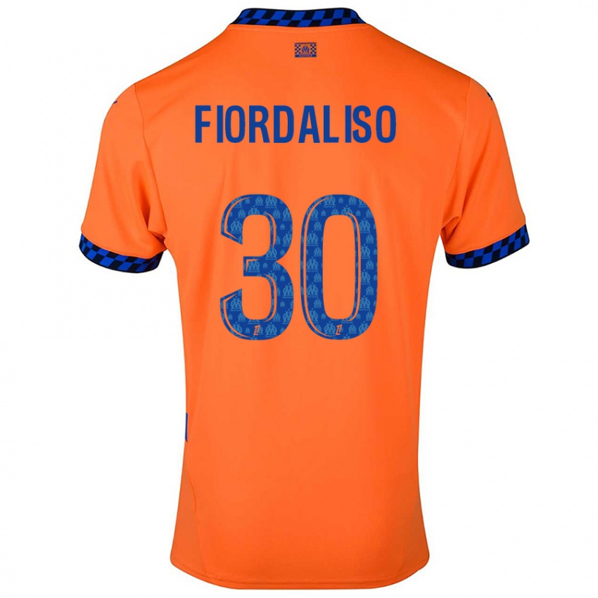 Homem Camisola Thelma Fiordaliso #30 Laranja Azul Escuro Terceiro 2024/25 Camisa Brasil