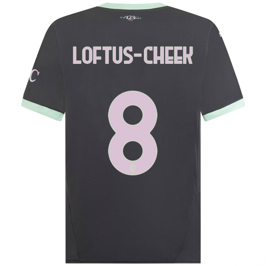 Homem Camisola Ruben Loftus-Cheek #8 Cinzento Terceiro 2024/25 Camisa Brasil