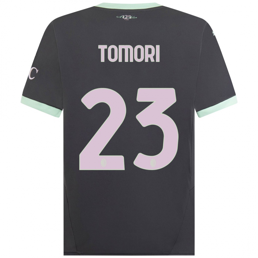 Homem Camisola Fikayo Tomori #23 Cinzento Terceiro 2024/25 Camisa Brasil