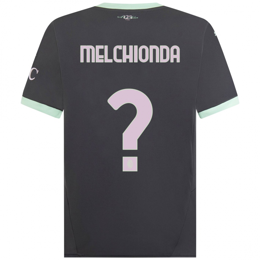 Homem Camisola Marco Melchionda #0 Cinzento Terceiro 2024/25 Camisa Brasil