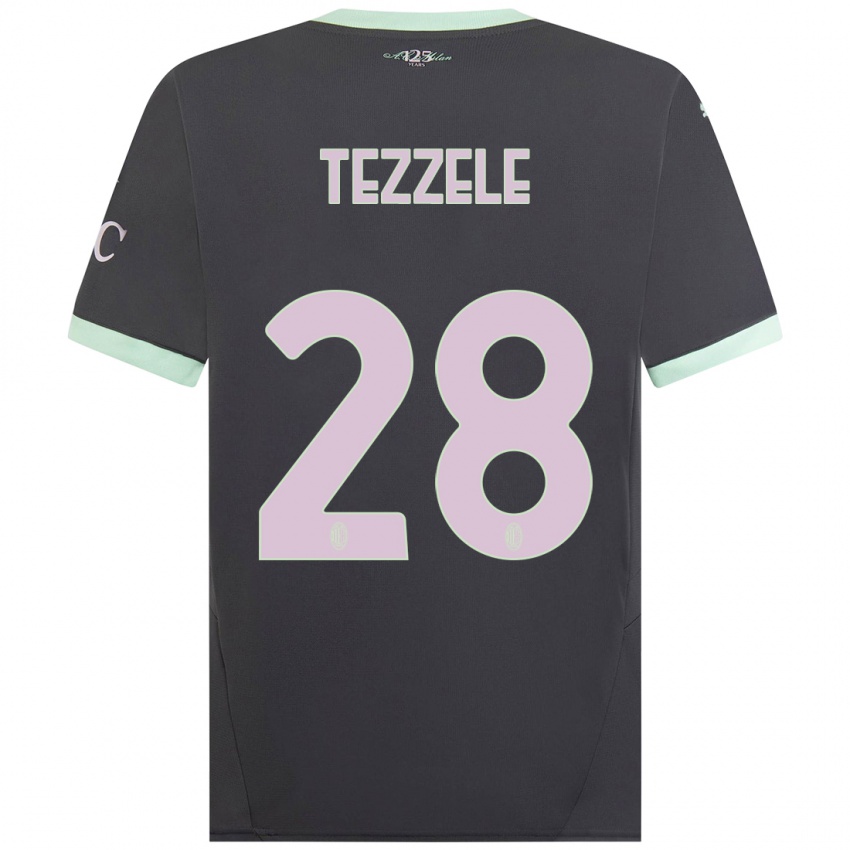 Homem Camisola Matteo Tezzele #28 Cinzento Terceiro 2024/25 Camisa Brasil