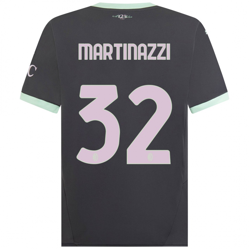 Homem Camisola Luca Martinazzi #32 Cinzento Terceiro 2024/25 Camisa Brasil