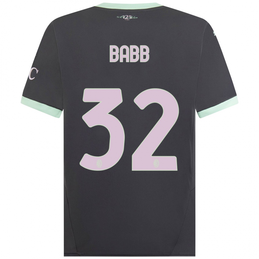 Homem Camisola Selena Delia Babb #32 Cinzento Terceiro 2024/25 Camisa Brasil