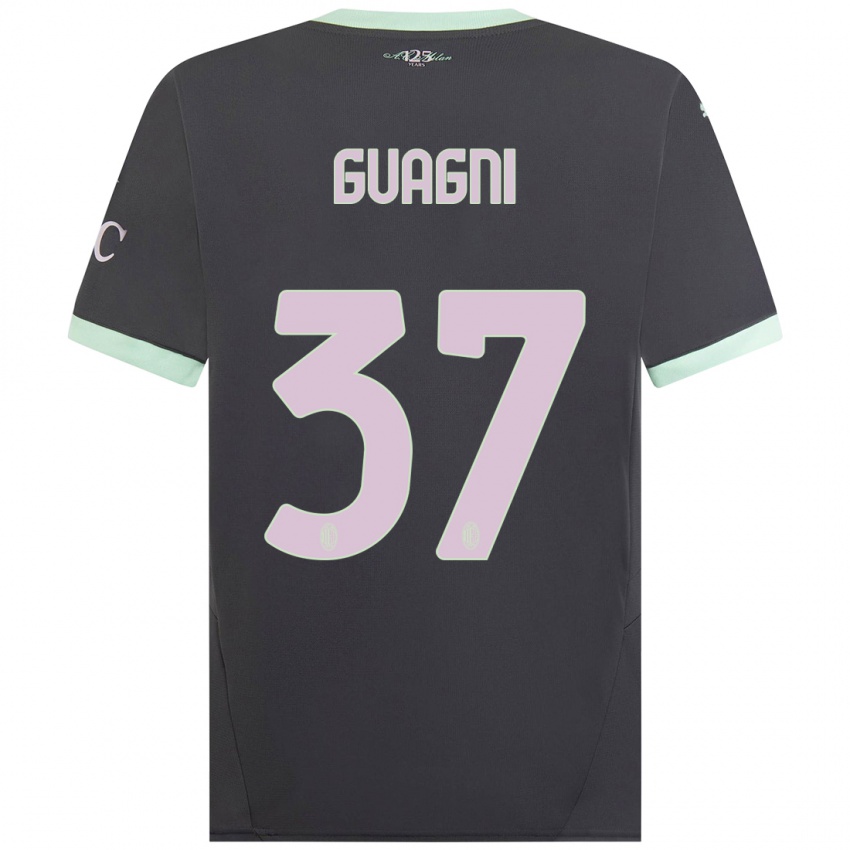 Homem Camisola Alia Guagni #37 Cinzento Terceiro 2024/25 Camisa Brasil