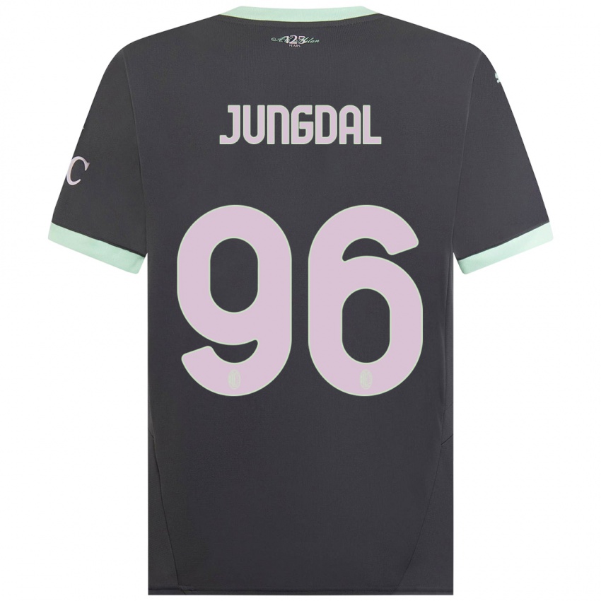 Homem Camisola Andreas Jungdal #96 Cinzento Terceiro 2024/25 Camisa Brasil