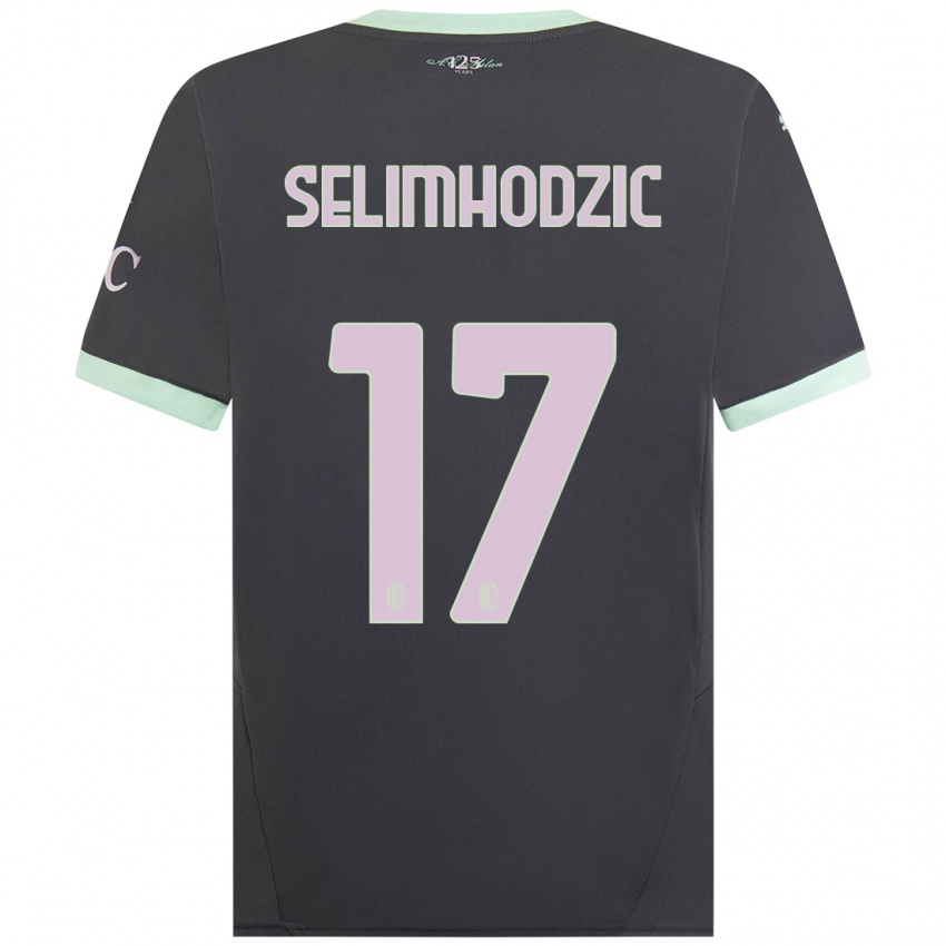 Homem Camisola Noa Selimhodzic #17 Cinzento Terceiro 2024/25 Camisa Brasil