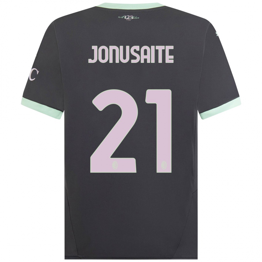 Homem Camisola Rimante Jonusaite #21 Cinzento Terceiro 2024/25 Camisa Brasil