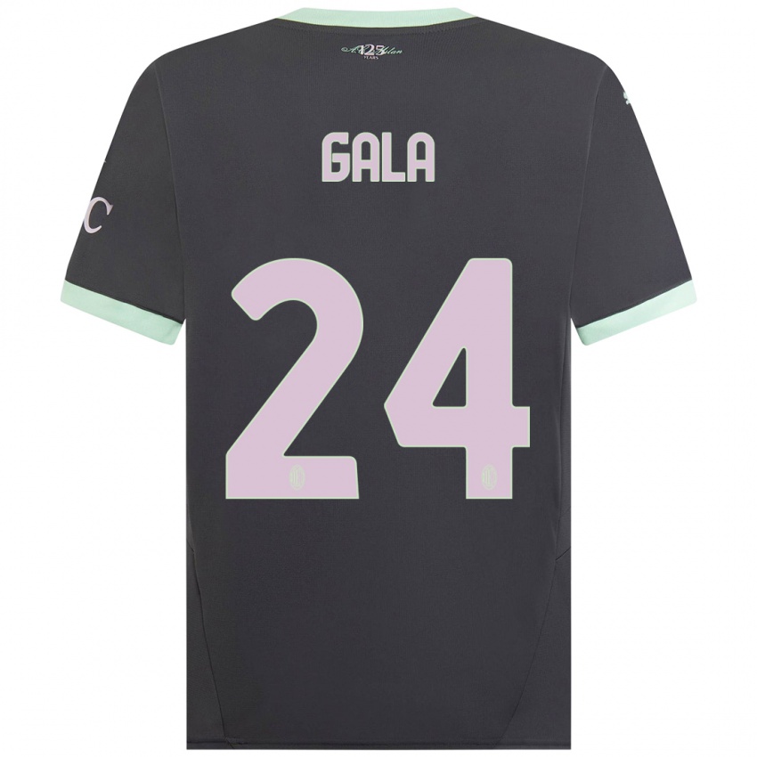 Homem Camisola Antonio Gala #24 Cinzento Terceiro 2024/25 Camisa Brasil