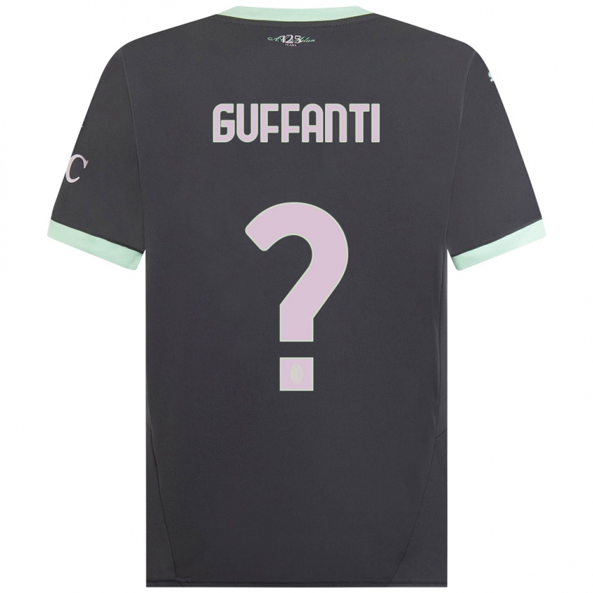 Homem Camisola Alessandro Guffanti #0 Cinzento Terceiro 2024/25 Camisa Brasil