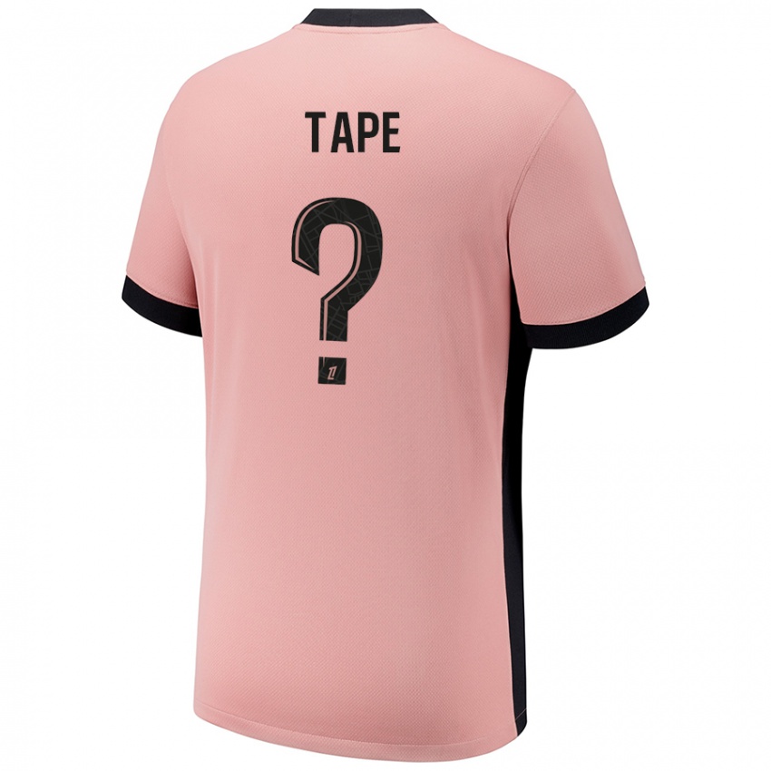 Homem Camisola Axel Tape #0 Rosa Ferrugem Terceiro 2024/25 Camisa Brasil