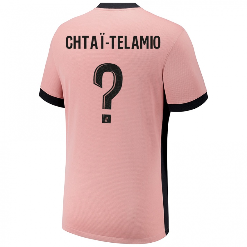 Homem Camisola Zayon Chtaï-Telamio #0 Rosa Ferrugem Terceiro 2024/25 Camisa Brasil