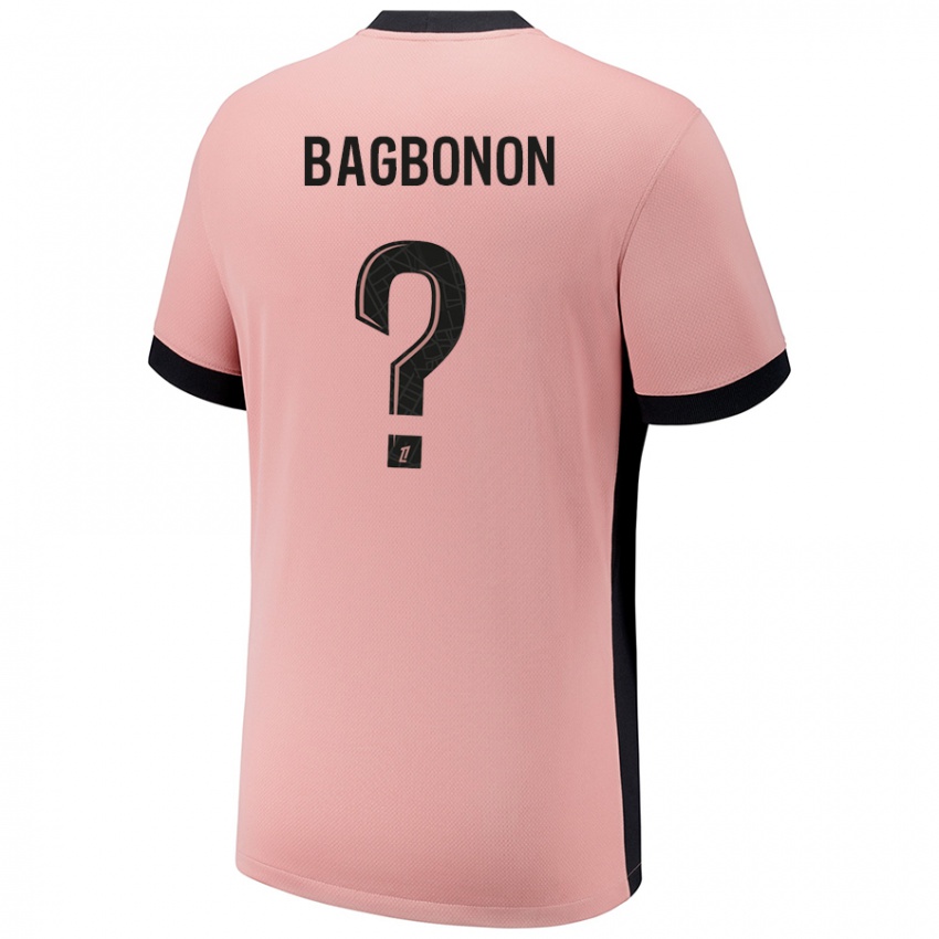 Homem Camisola Ethan Bagbonon #0 Rosa Ferrugem Terceiro 2024/25 Camisa Brasil