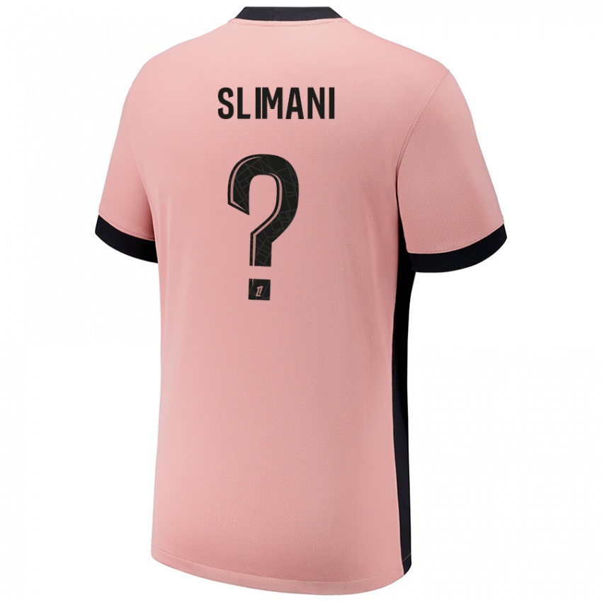 Homem Camisola Yacine Slimani #0 Rosa Ferrugem Terceiro 2024/25 Camisa Brasil