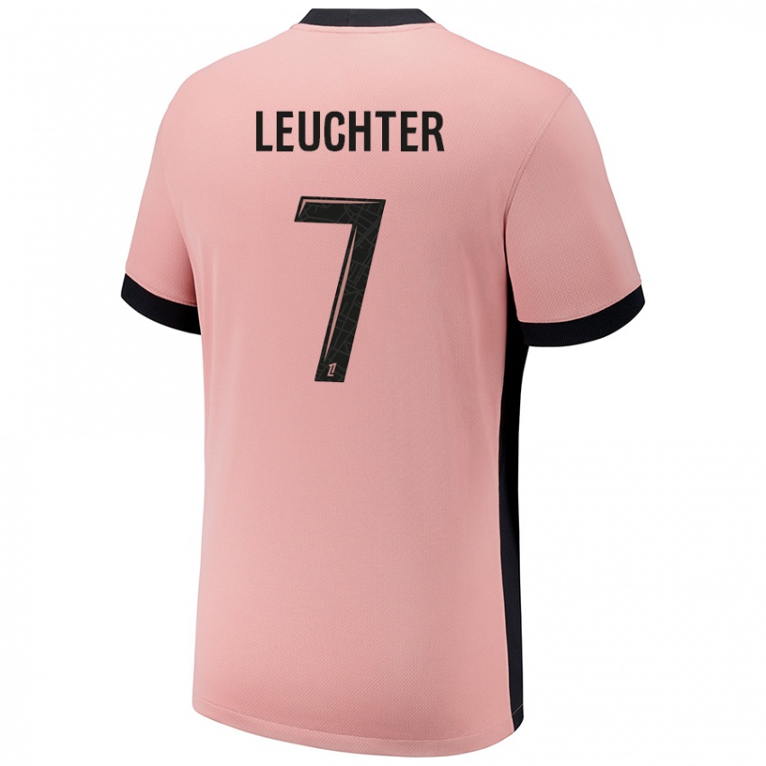 Homem Camisola Romée Leuchter #7 Rosa Ferrugem Terceiro 2024/25 Camisa Brasil