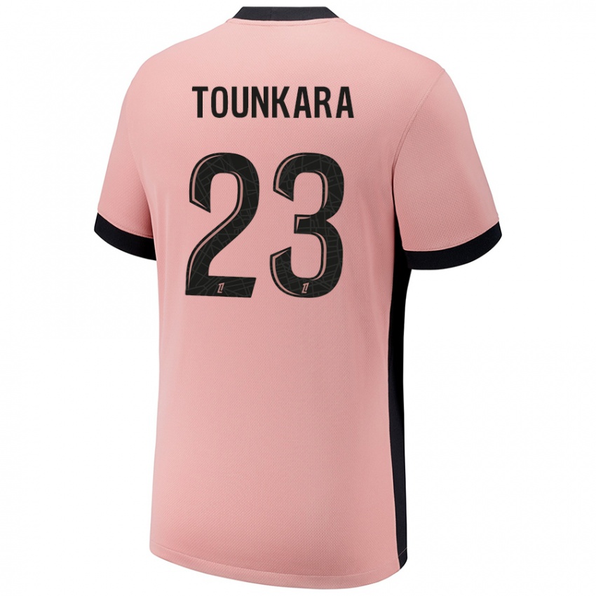 Homem Camisola Aïssatou Tounkara #23 Rosa Ferrugem Terceiro 2024/25 Camisa Brasil