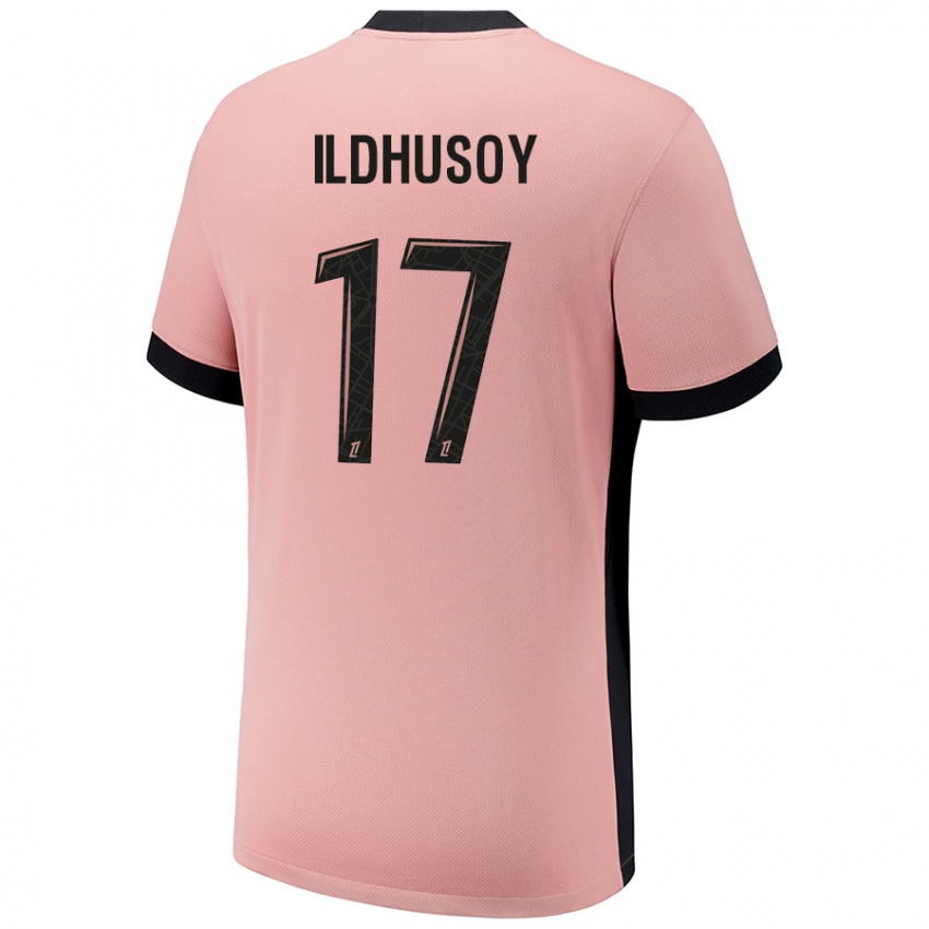 Homem Camisola Celin Bizet Ildhusoy #17 Rosa Ferrugem Terceiro 2024/25 Camisa Brasil