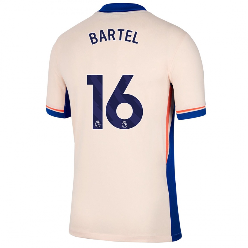 Mulher Camisola Júlia Bartel #16 Bege Leve Alternativa 2024/25 Camisa Brasil