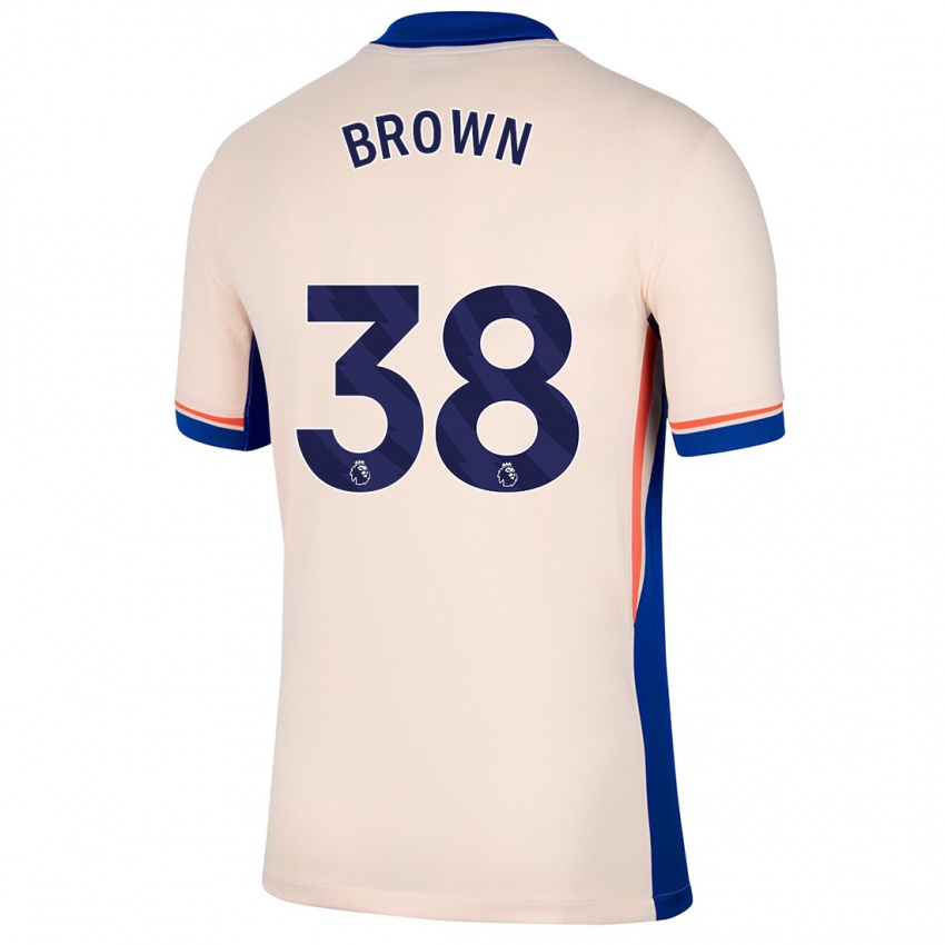 Mulher Camisola Cerys Brown #38 Bege Leve Alternativa 2024/25 Camisa Brasil