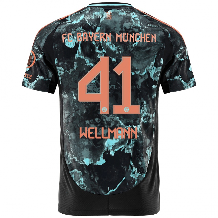 Mulher Camisola Anna Wellmann #41 Preto Alternativa 2024/25 Camisa Brasil