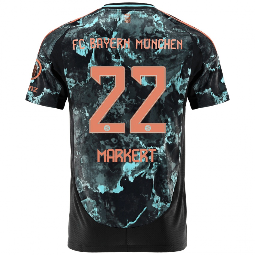 Mulher Camisola Leon Markert #22 Preto Alternativa 2024/25 Camisa Brasil