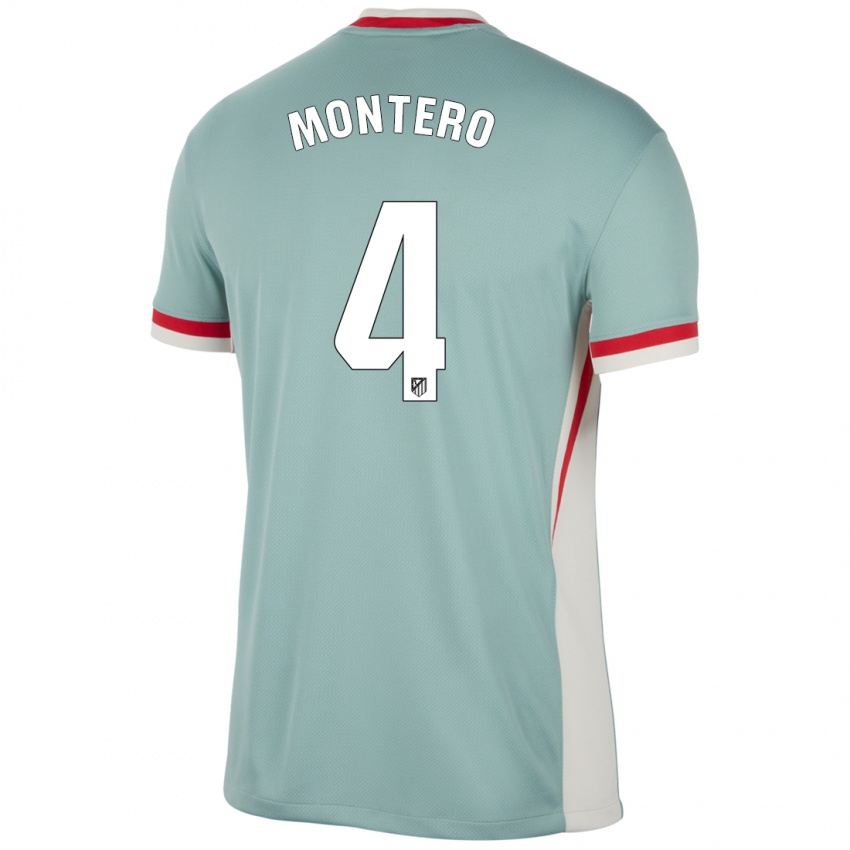 Mulher Camisola Francisco Montero #4 Blue Blue Light Bege Alternativa 2024/25 Camisa Brasil