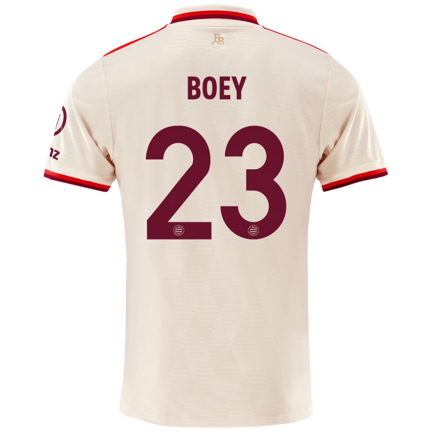 Mulher Camisola Sacha Boey #23 Linho Terceiro 2024/25 Camisa Brasil