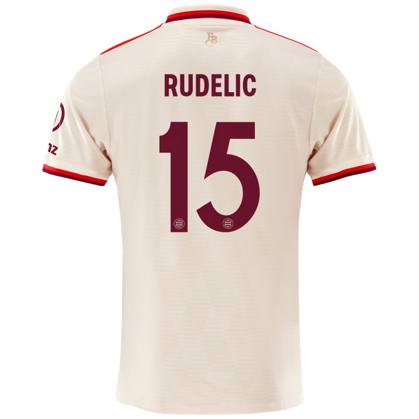 Mulher Camisola Ivana Rudelic #15 Linho Terceiro 2024/25 Camisa Brasil